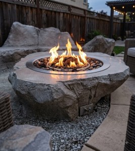 Gas Fire Pit Table